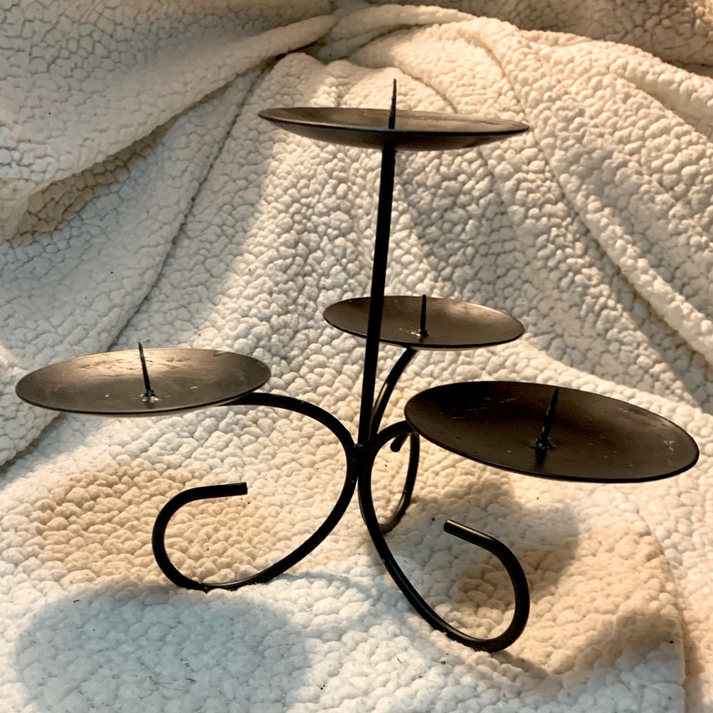 Tiered Tabletop Candle Holder